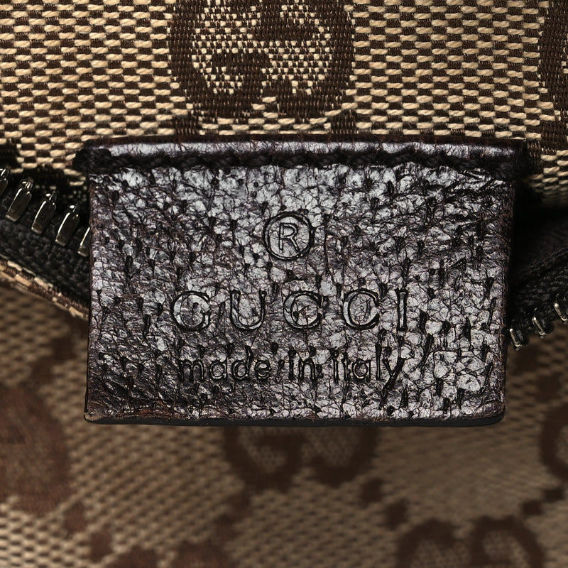 Gucci Gg Double Pocket Belt Bag Dark