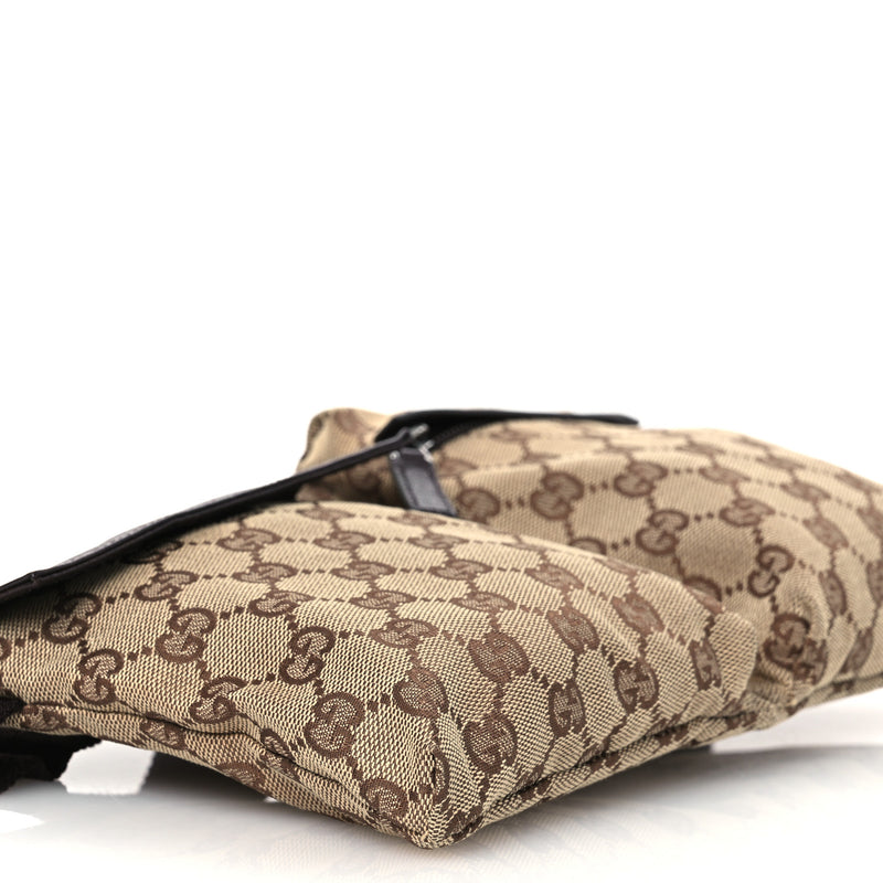 Gucci Gg Double Pocket Belt Bag Dark