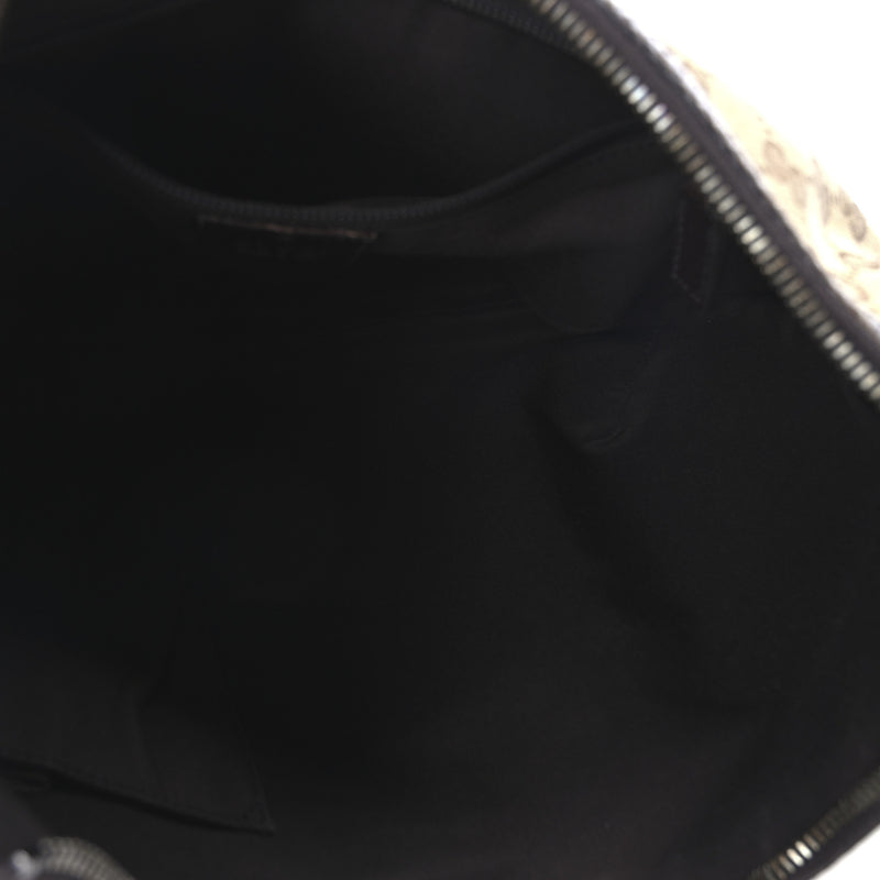 Gucci Web Medium Half Moon Hobo Dark