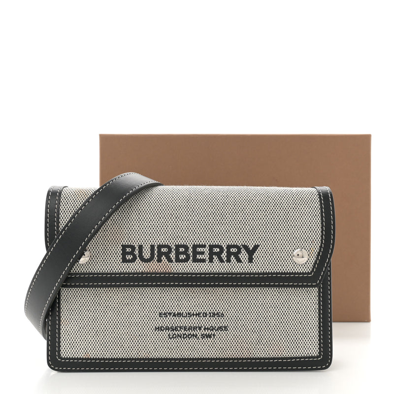 Burberry Cotton Canvas Horseferry Print