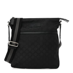 Gucci Nylon Small Flat Messenger Bag