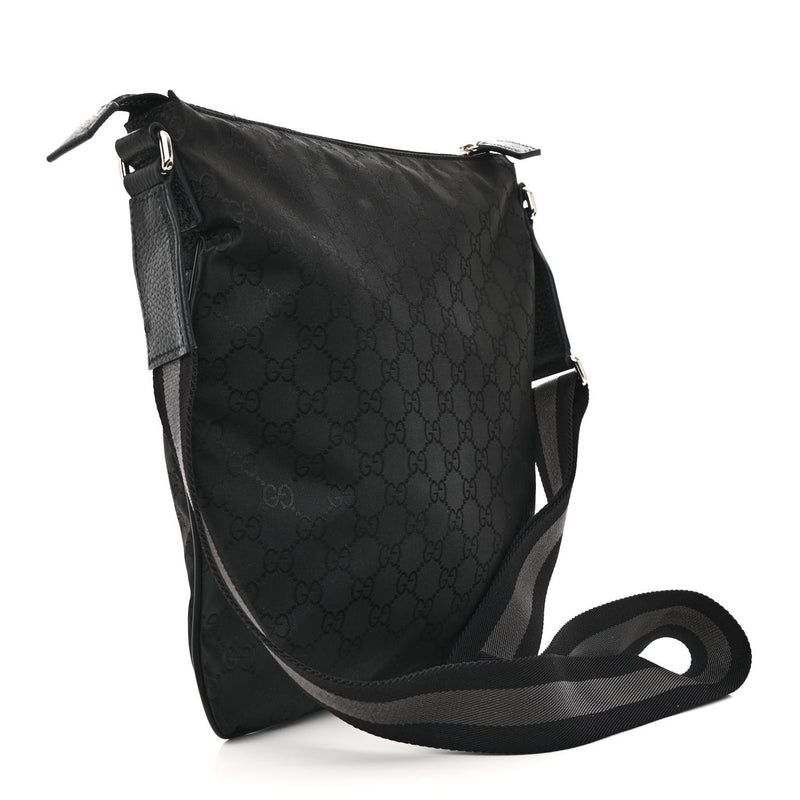 Gucci Nylon Small Flat Messenger Bag