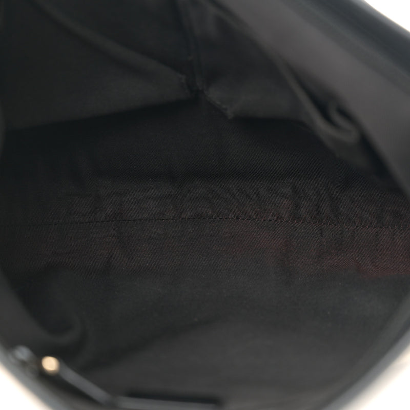 Gucci Gg Web Flat Messenger Bag Black