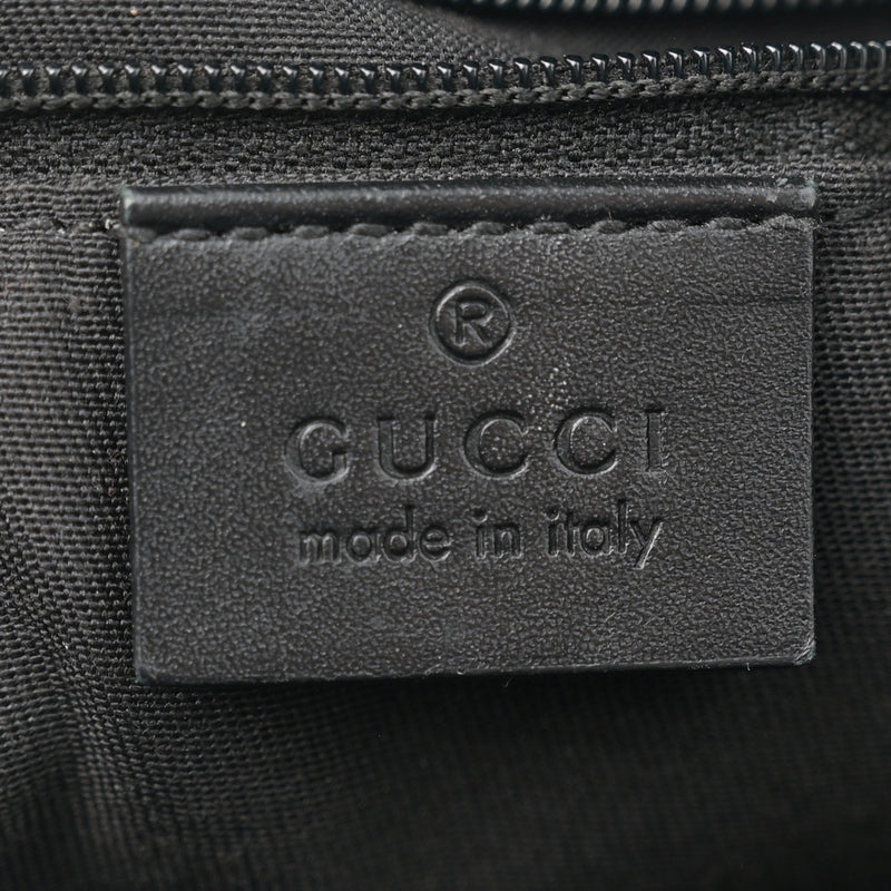 Gucci Gg Web Flat Messenger Bag Black