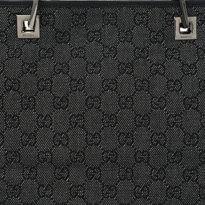 Gucci Denim Tote Black