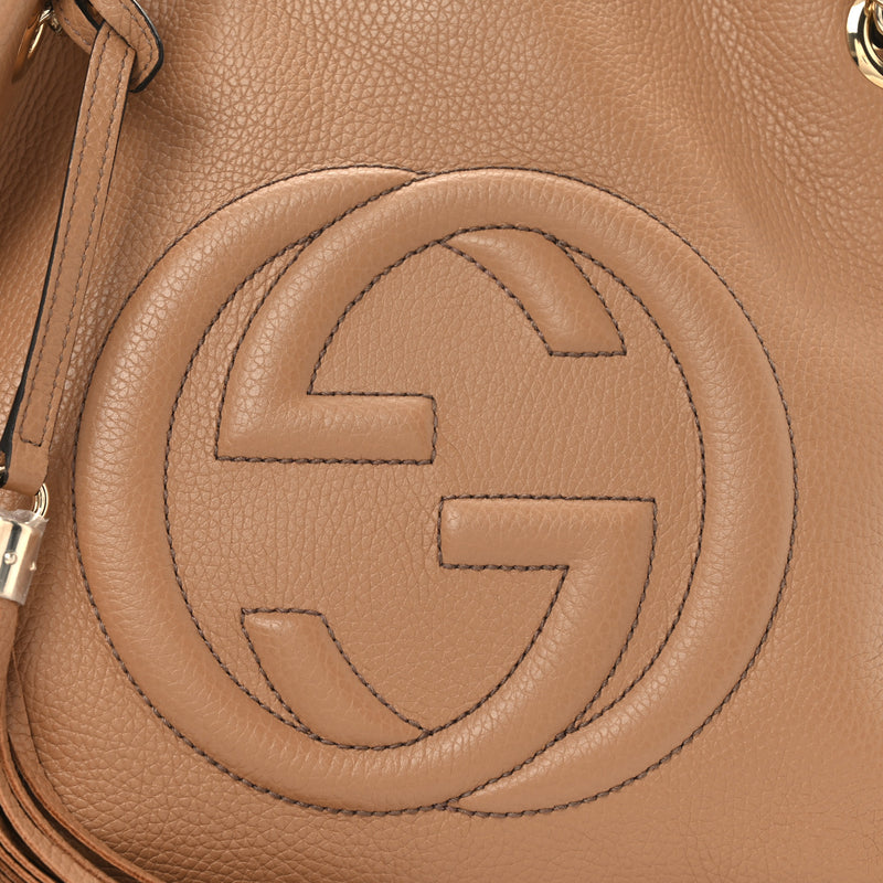 Gucci Pebbled Calfskin Medium Soho Chain