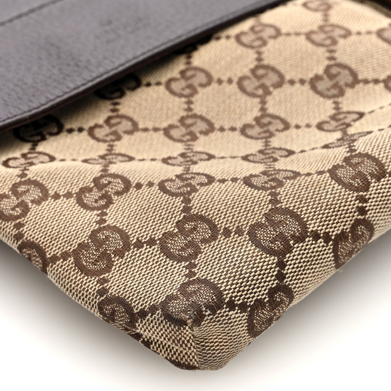 Gucci Gg Double Pocket Belt Bag Dark