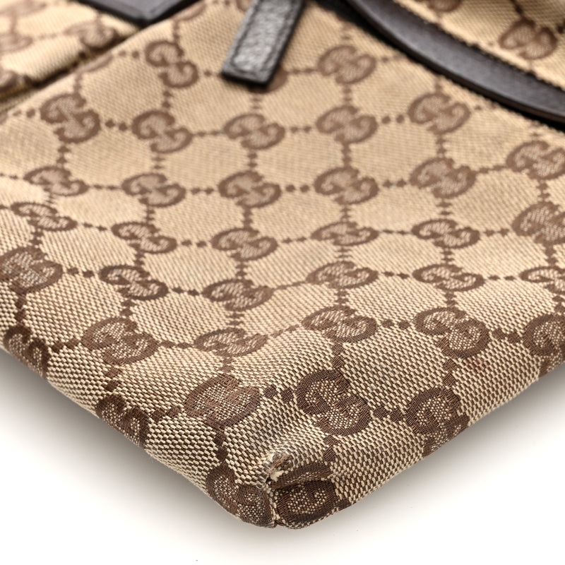 Gucci Gg Double Pocket Belt Bag Dark