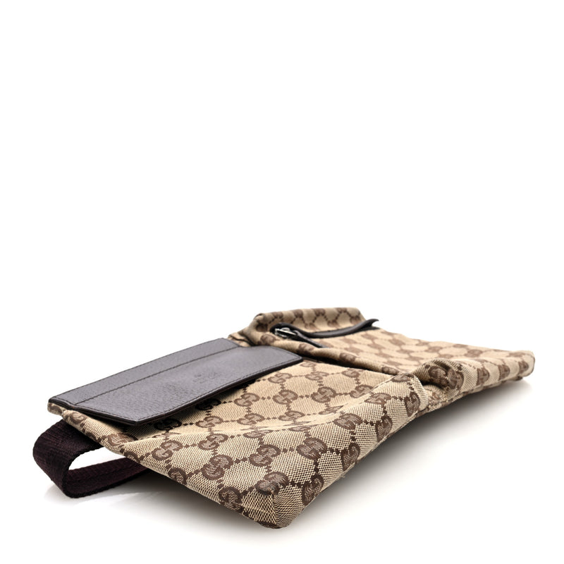 Gucci Gg Double Pocket Belt Bag Dark