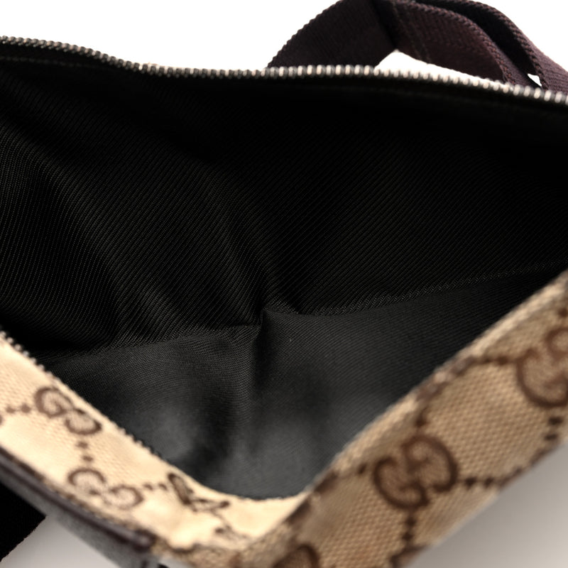 Gucci Gg Double Pocket Belt Bag Dark