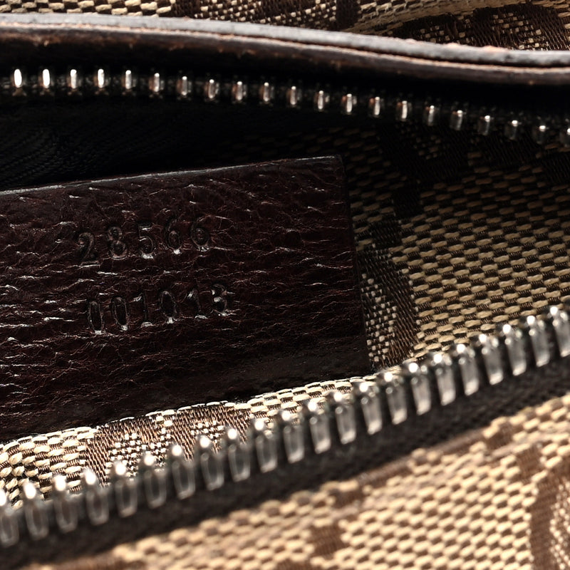 Gucci Gg Double Pocket Belt Bag Dark