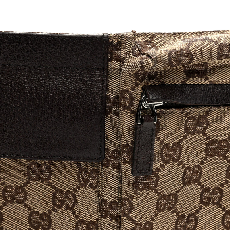 Gucci Gg Double Pocket Belt Bag Dark