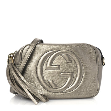 Gucci Metallic Pebbled Calfskin Small