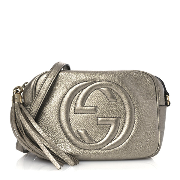 Gucci Metallic Pebbled Calfskin Small