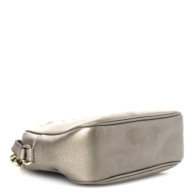 Gucci Metallic Pebbled Calfskin Small