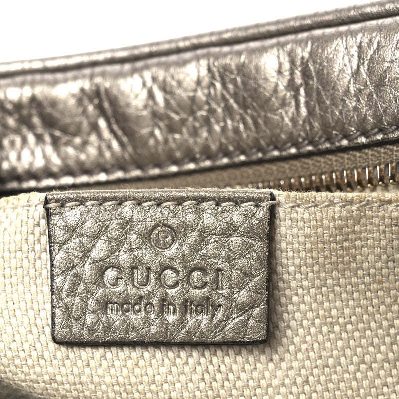 Gucci Metallic Pebbled Calfskin Small