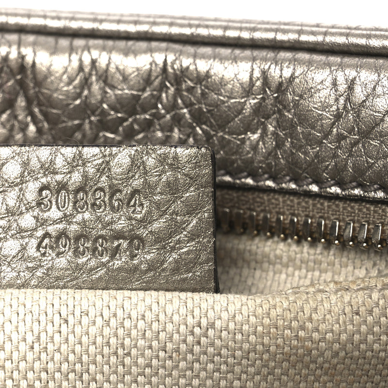 Gucci Metallic Pebbled Calfskin Small
