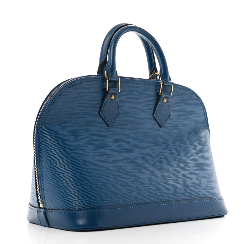 Louis Vuitton Epi Alma Pm Cyan
