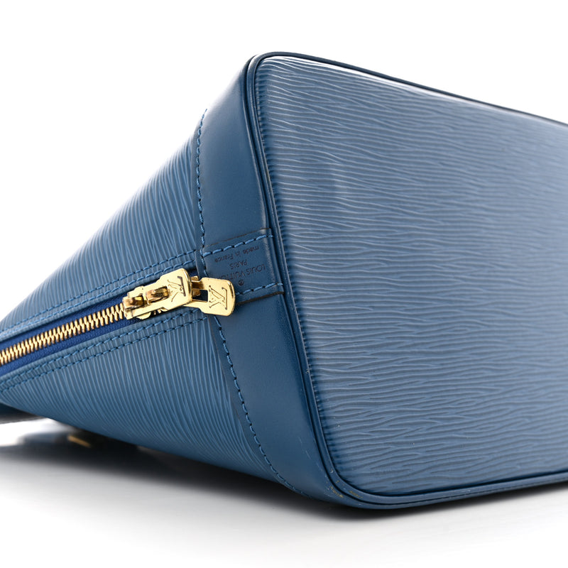 Louis Vuitton Epi Alma Pm Cyan