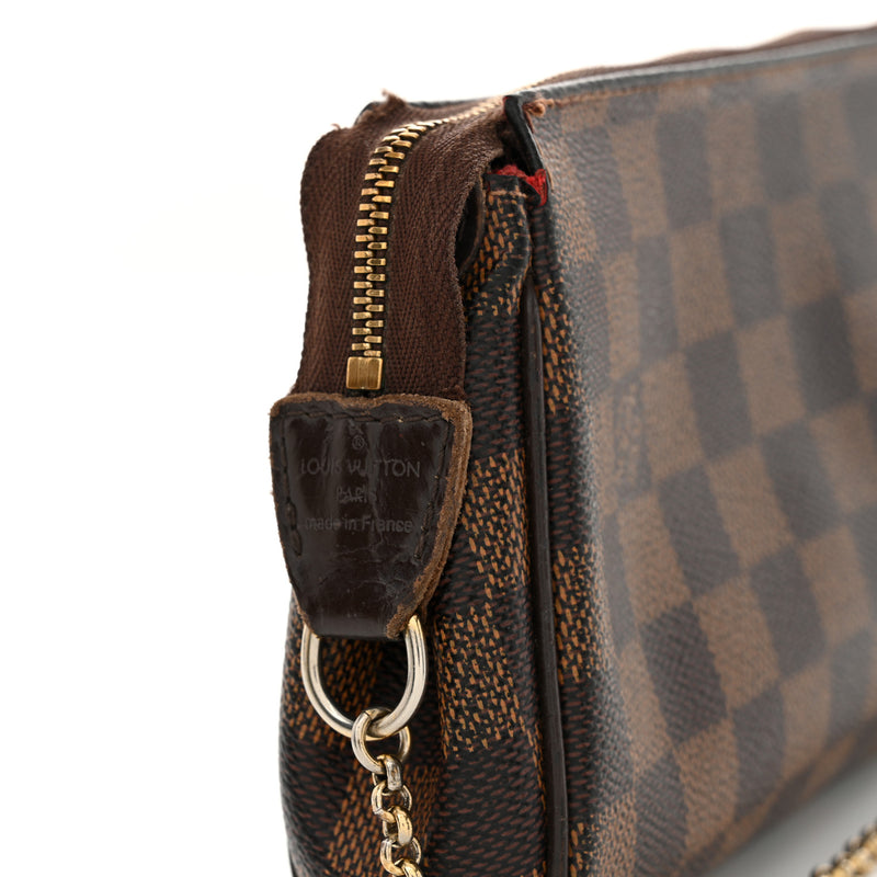 Louis Vuitton Damier Ebene Eva Clutch