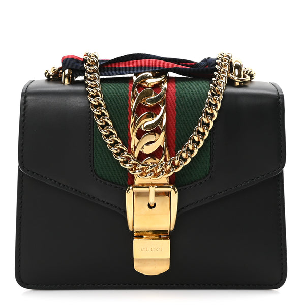 Gucci Calfskin Mini Sylvie Chain