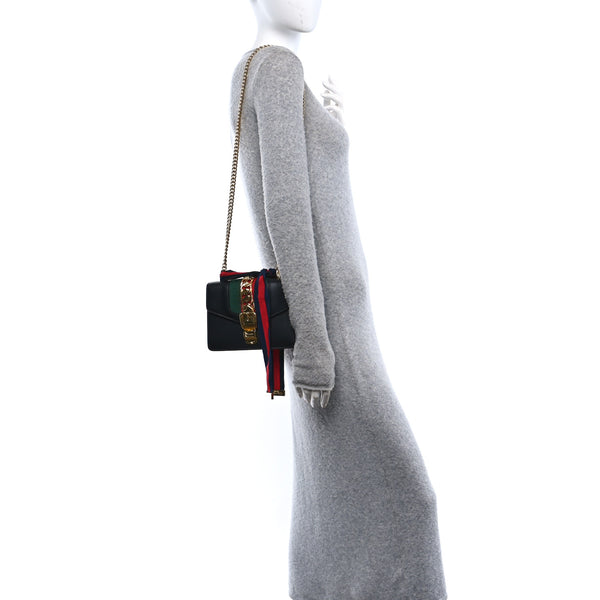 Gucci Calfskin Mini Sylvie Chain