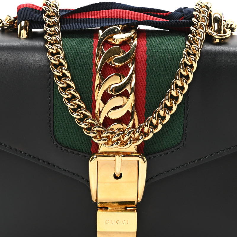 Gucci Calfskin Mini Sylvie Chain