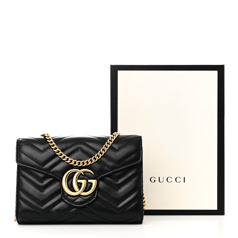 Gucci Calfskin Matelasse Gg Marmont