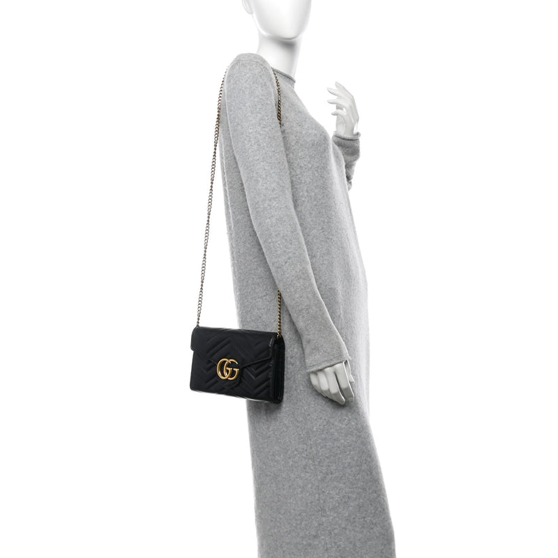 Gucci Calfskin Matelasse Gg Marmont