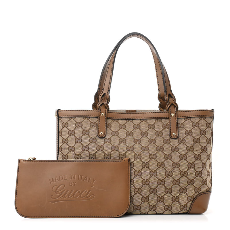 Gucci Small Craft Tote Light Brown