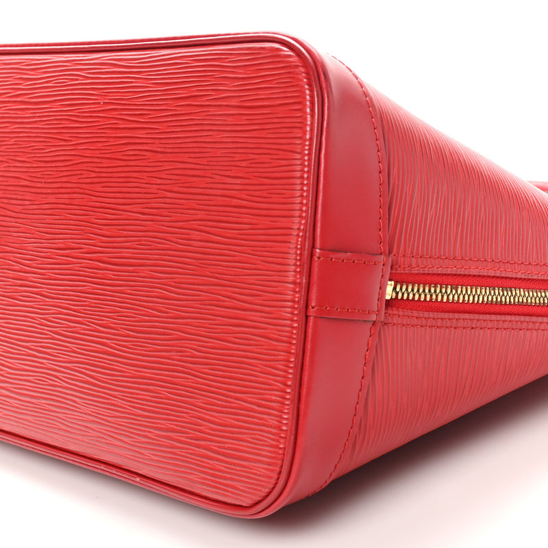 Louis Vuitton Epi Alma Pm Castillan Red