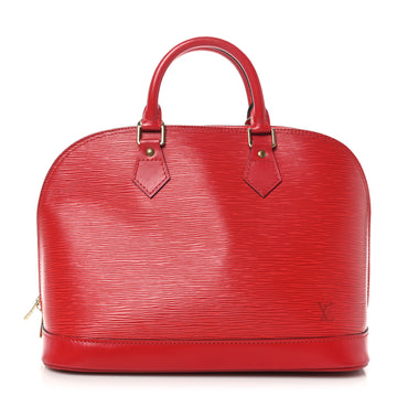 Louis Vuitton Epi Alma Pm Castillan Red