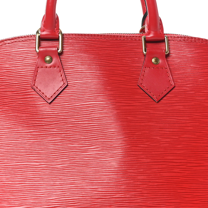 Louis Vuitton Epi Alma Pm Castillan Red