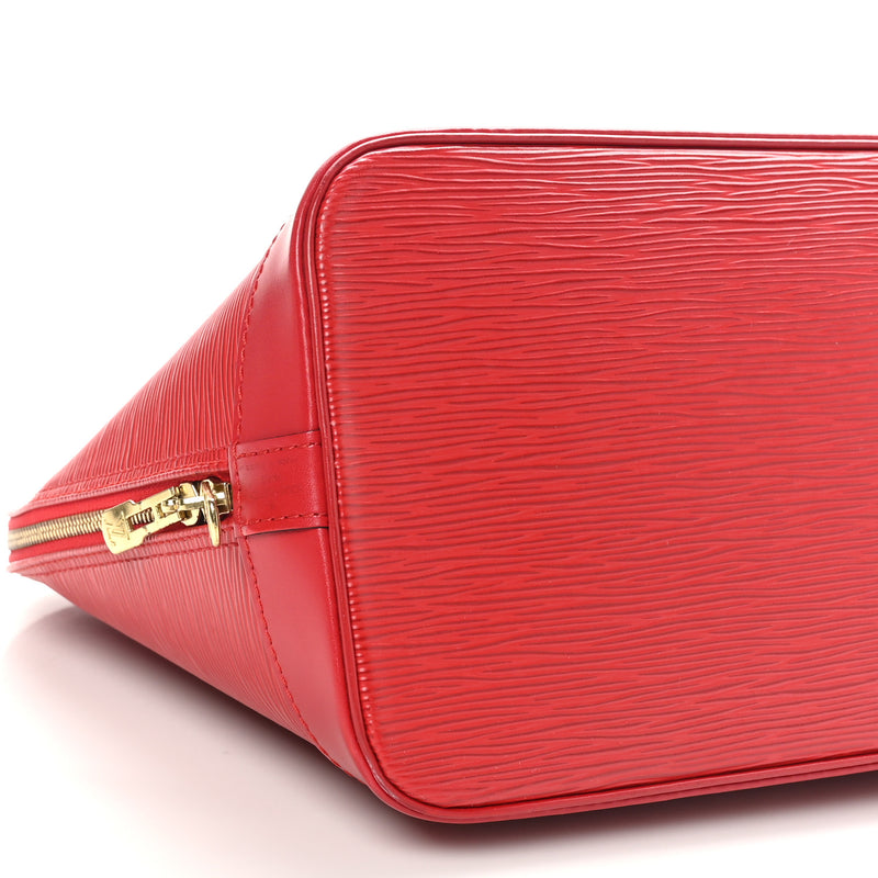 Louis Vuitton Epi Alma Pm Castillan Red