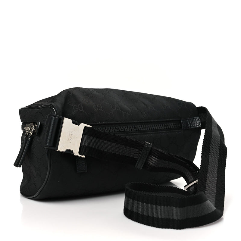 Gucci Nylon Fanny Pack Belt Bag Black