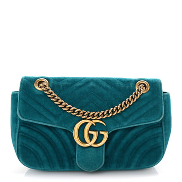 Gucci Velvet Matelasse Small Gg Marmont