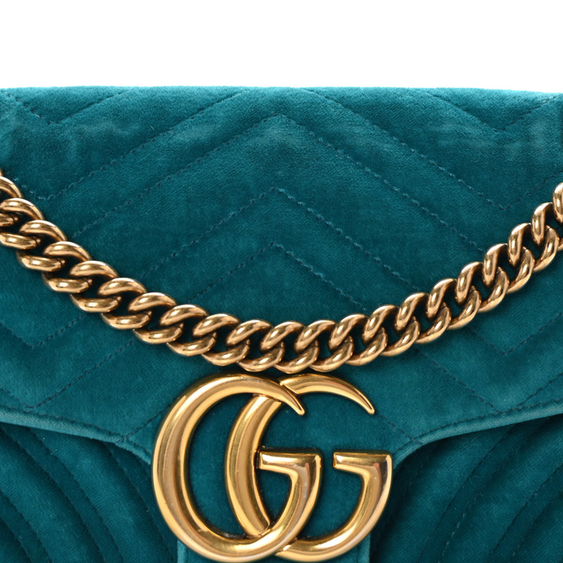 Gucci Velvet Matelasse Small Gg Marmont