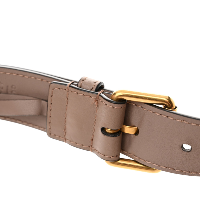 Gucci Calfskin Matelasse Gg Marmont Belt