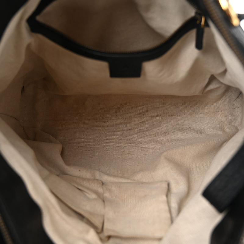 Gucci Pebbled Calfskin Ride Medium Top