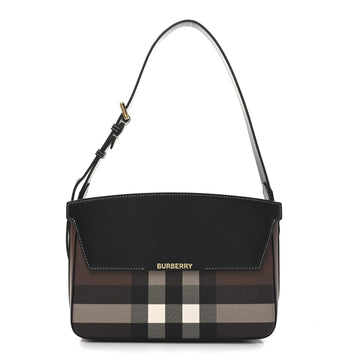 Burberry E-Canvas Check Calfskin