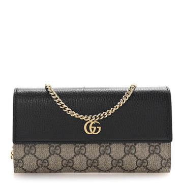 Gucci Dollar Calfskin Gg Supreme Petite