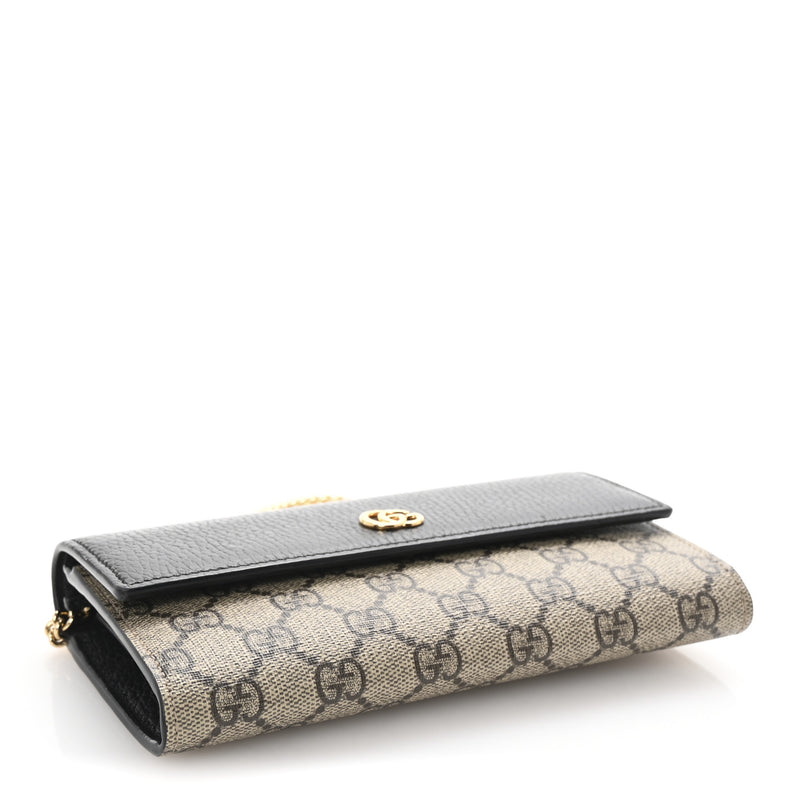 Gucci Dollar Calfskin Gg Supreme Petite