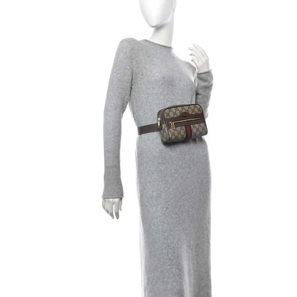 Gucci Gg Supreme Web Small Ophidia Belt