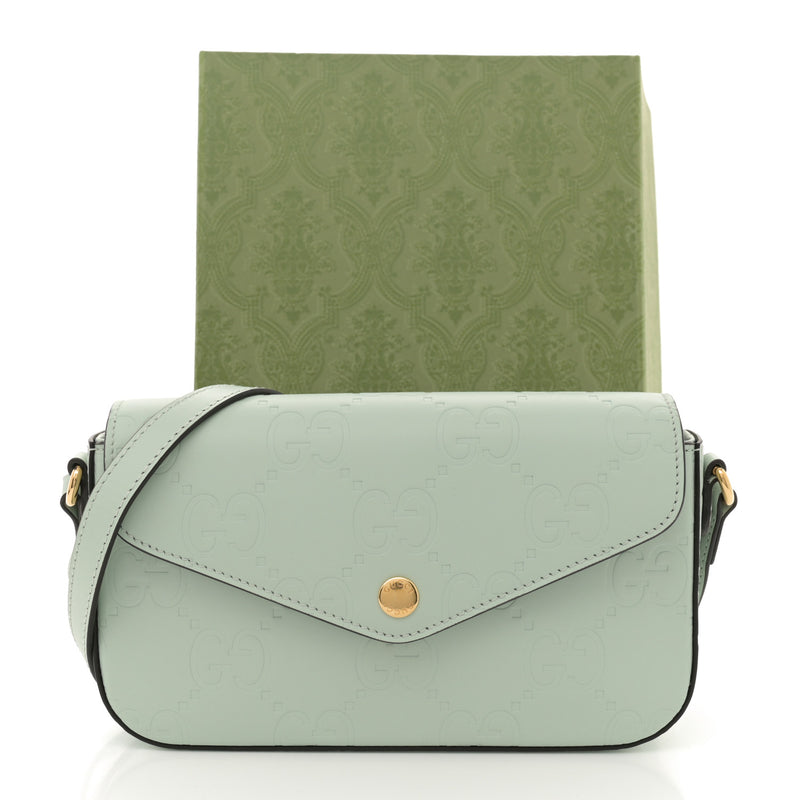 Gucci Calfskin Gg Super Mini Shoulder