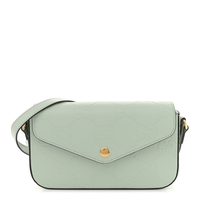 Gucci Calfskin Gg Super Mini Shoulder