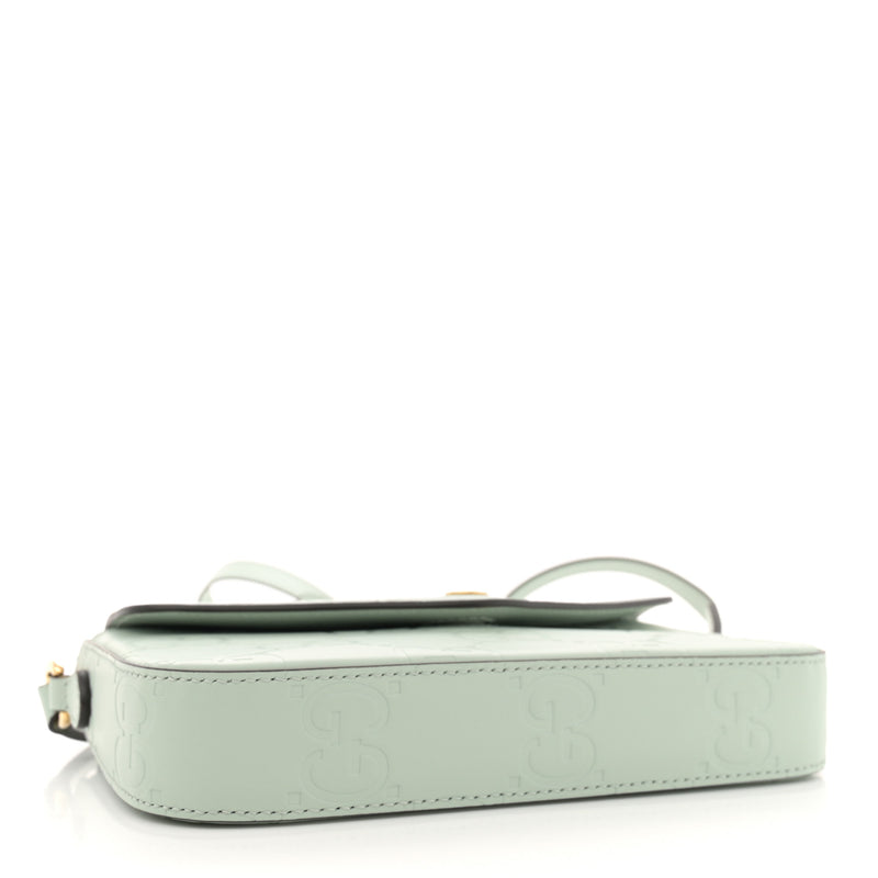 Gucci Calfskin Gg Super Mini Shoulder