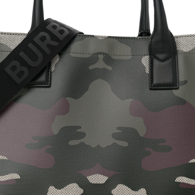 Burberry Canvas Denny Camouflage Tote