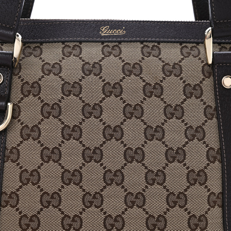 Gucci Medium Abbey Tote Dark Brown