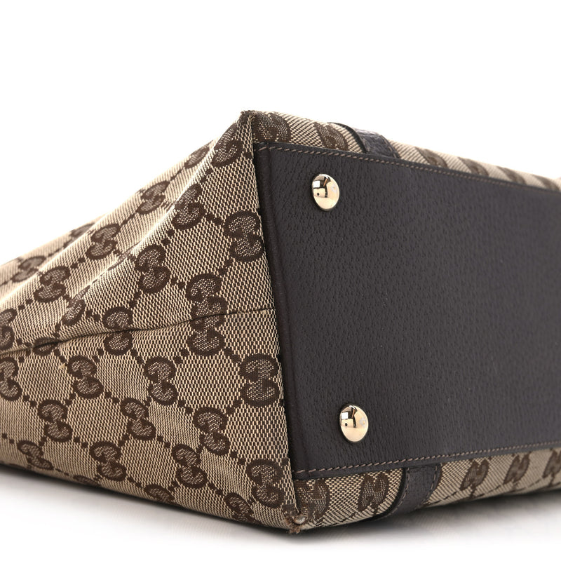 Gucci Medium Abbey Tote Dark Brown