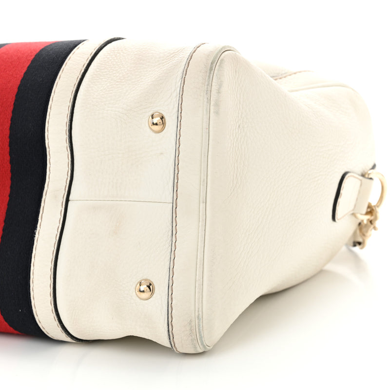 Gucci Calfskin Vintage Web Medium Boston